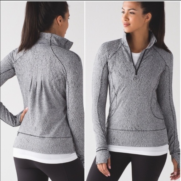 lululemon athletica Tops - Lululemon Rush Hour half zip long sleeve top